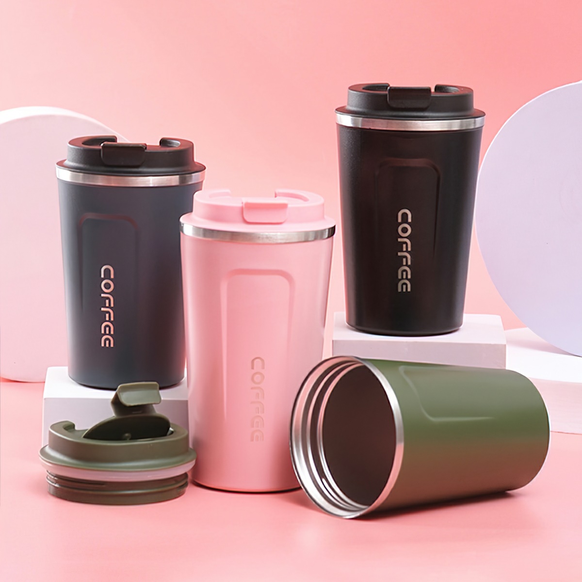 380ml / 510ml coffee thermos cup 304