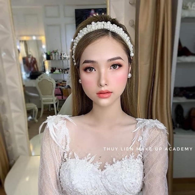 [HCM]Băng đô hạt trai cài tóc cô dâu GiangPKC