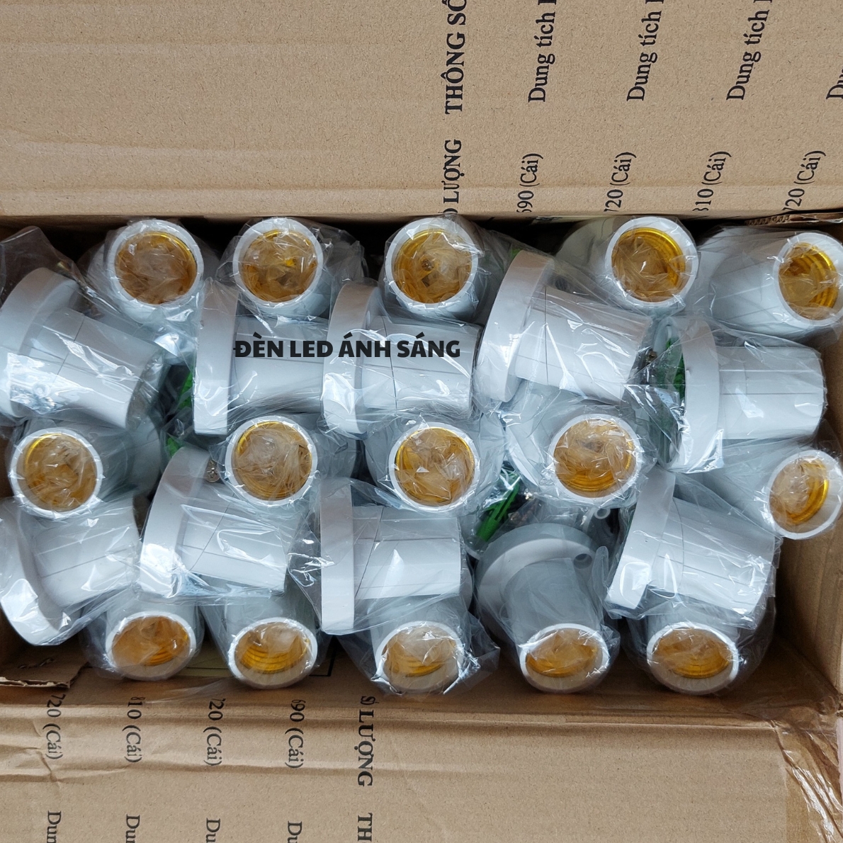 Combo 5 đui đèn xoay thẳng, xéo đa năng E27