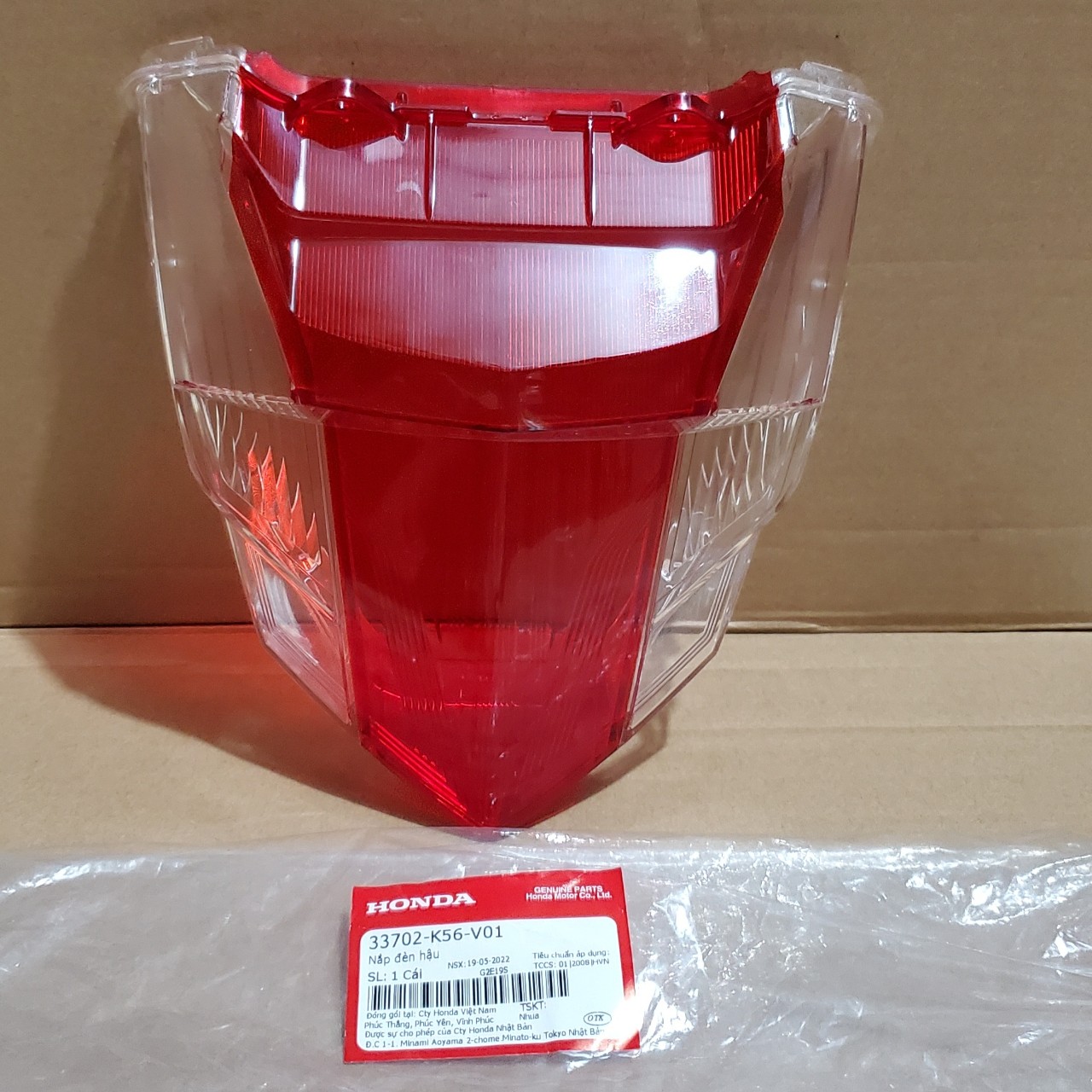 Mica - chụp đèn hậu winner v1 150 zin chính hãng mới - 33702-k56-v01