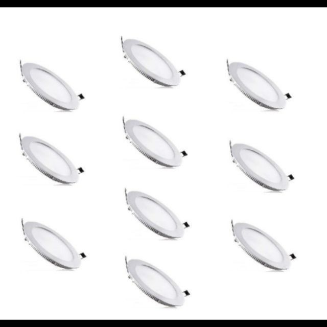 [HCM]10 đèn led âm trần 12w tròn trắng