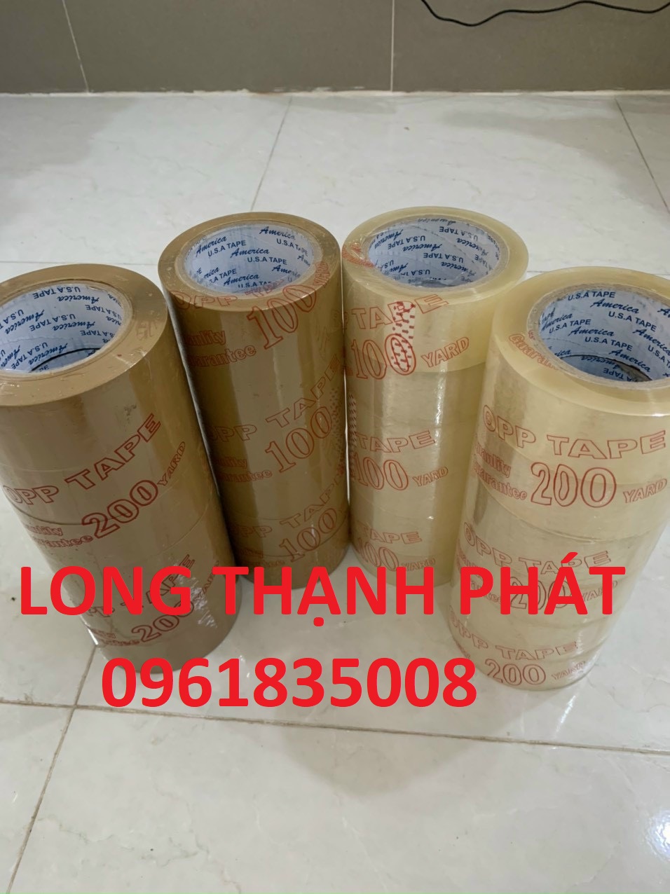 Băng keo cuộn 100yard loại 1