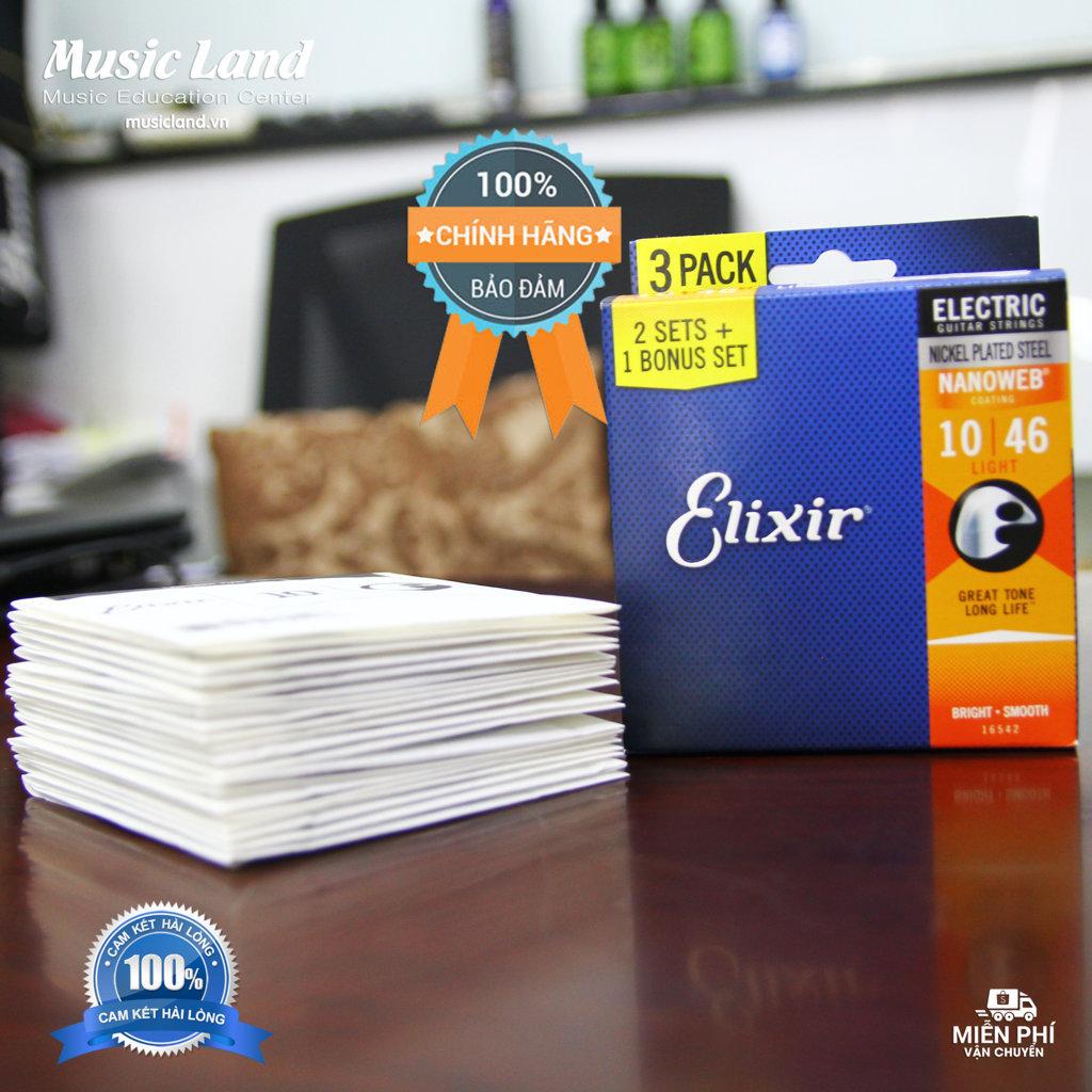 Dây Đàn Guitar Điện Elixir 16542 – Chính Hãng USA