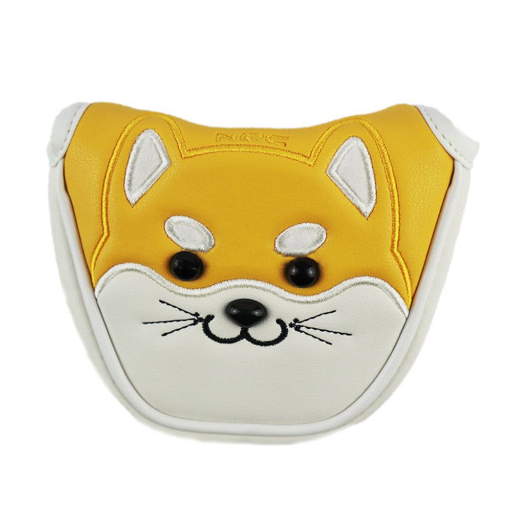 KUILAOZ Golf Protective Covers Waterproof Number Tag Golf Putter Cover Dog Cartoon Animal for Driver Fairway Golf Club Headcover Golf Wood Head Covers Golf Club Headcovers Wood Driver Headcover
