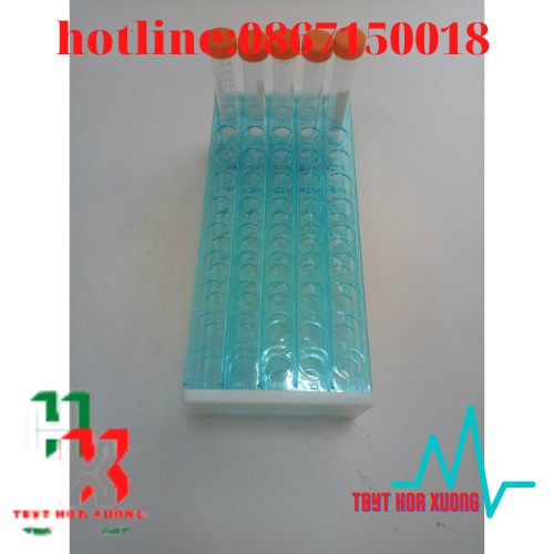 Giá đựng ống nghiệm, ống ly tâm , ống falcon 10ml,15ml,50ml, màu cam