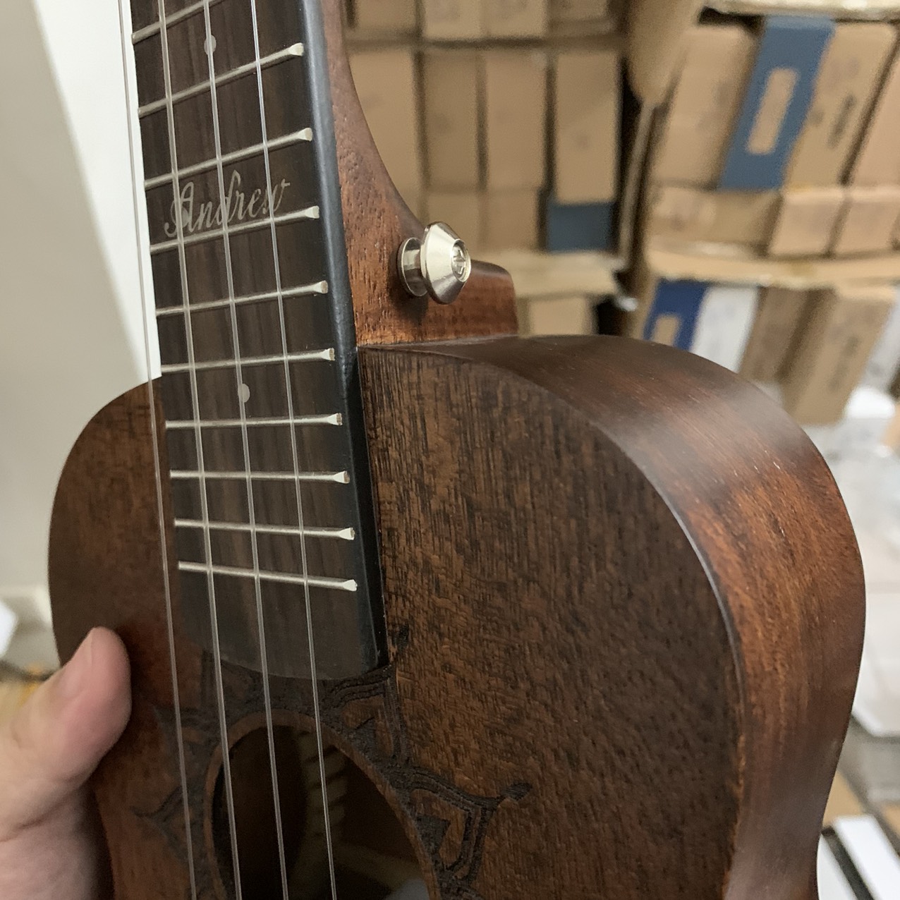 ĐÀN UKULELE 23INCH ANDREW MS07 - MÀU NÂU