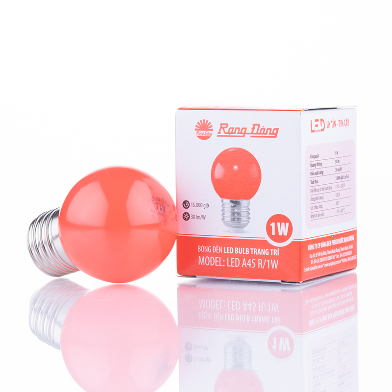 Bóng đèn Led bulb trang trí A45 1W