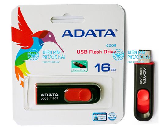 USB Adata C008 16gb -Chính hảng Adata,  Dùng cho thợ làm phim