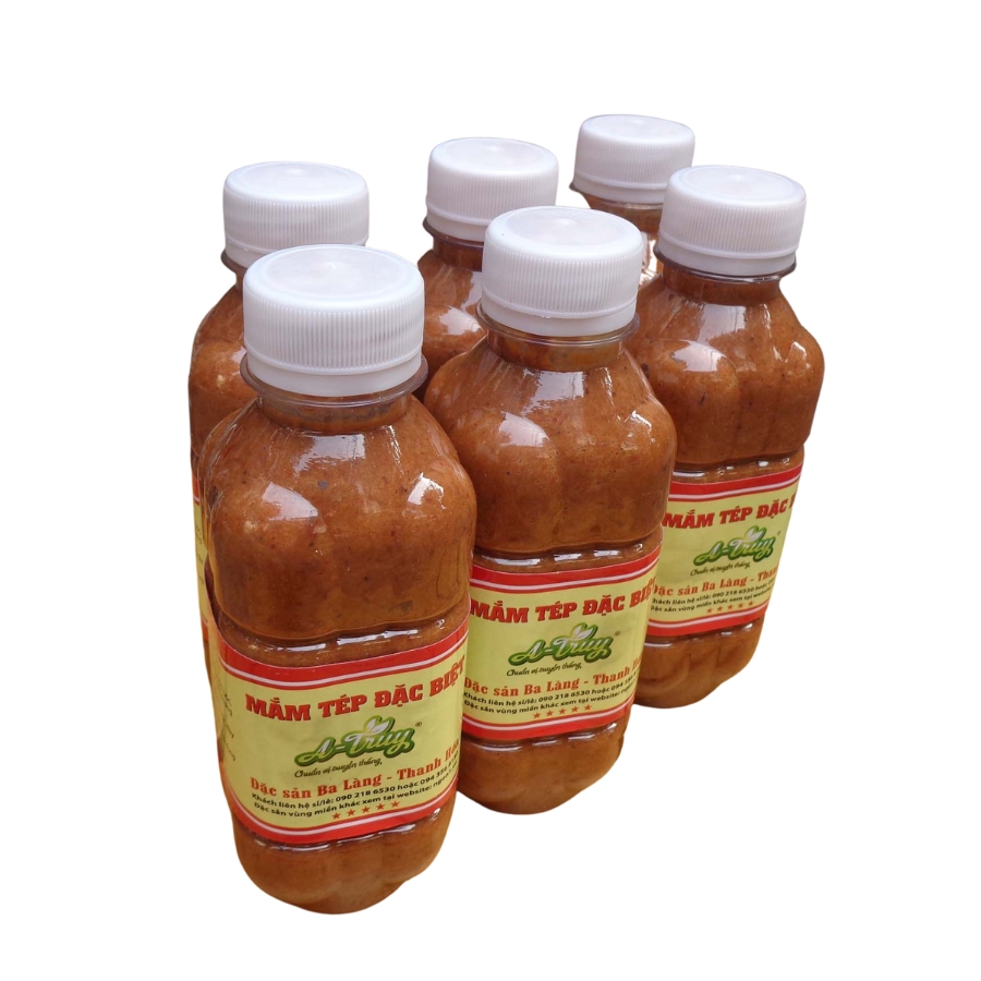 Combo 3 chai mắm tép chưng thịt đặc sản Ba làng Thanh Hóa (3 chai 300g)