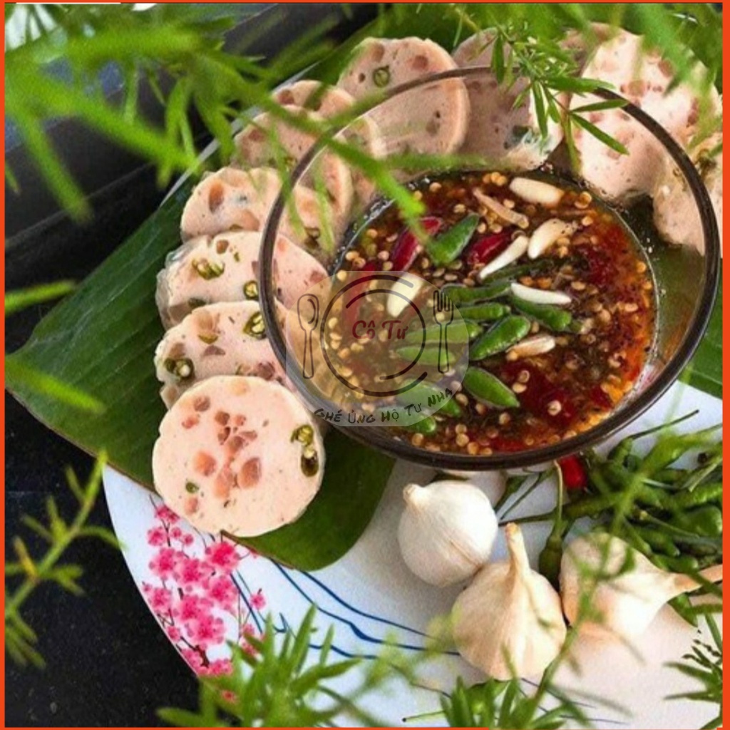 1 CÂY CHẢ LỤA TAI HEO ỚT XIÊM (1 CÂY 500GRAM)
