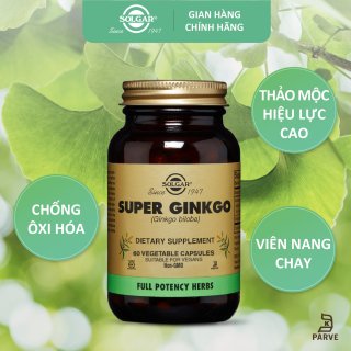 Viên Uống Bạch Quả Solgar Super Ginkgo Bibola thumbnail