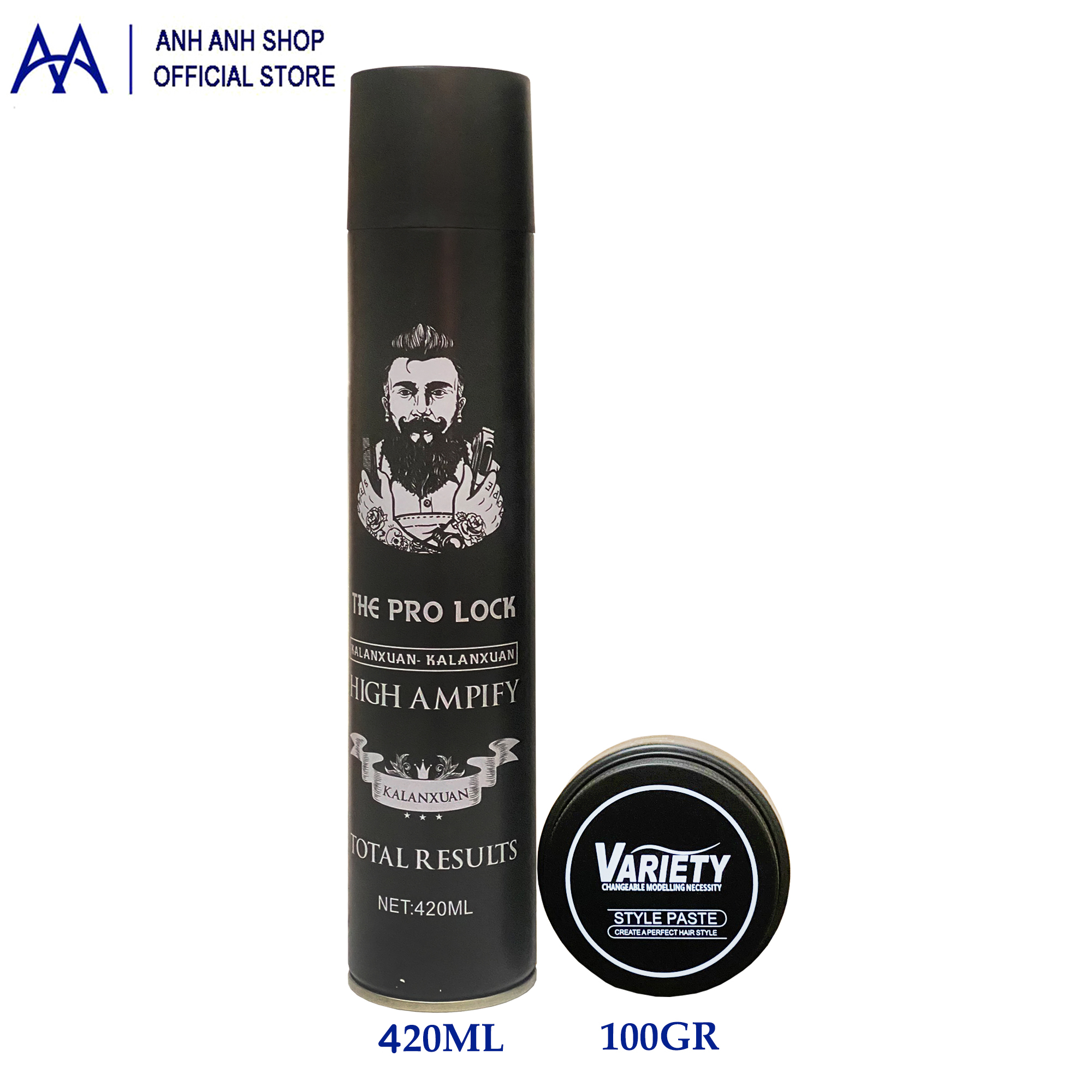 COMBO GÔM PROLOCK 420ML VÀ SÁP VARIETY 100GR