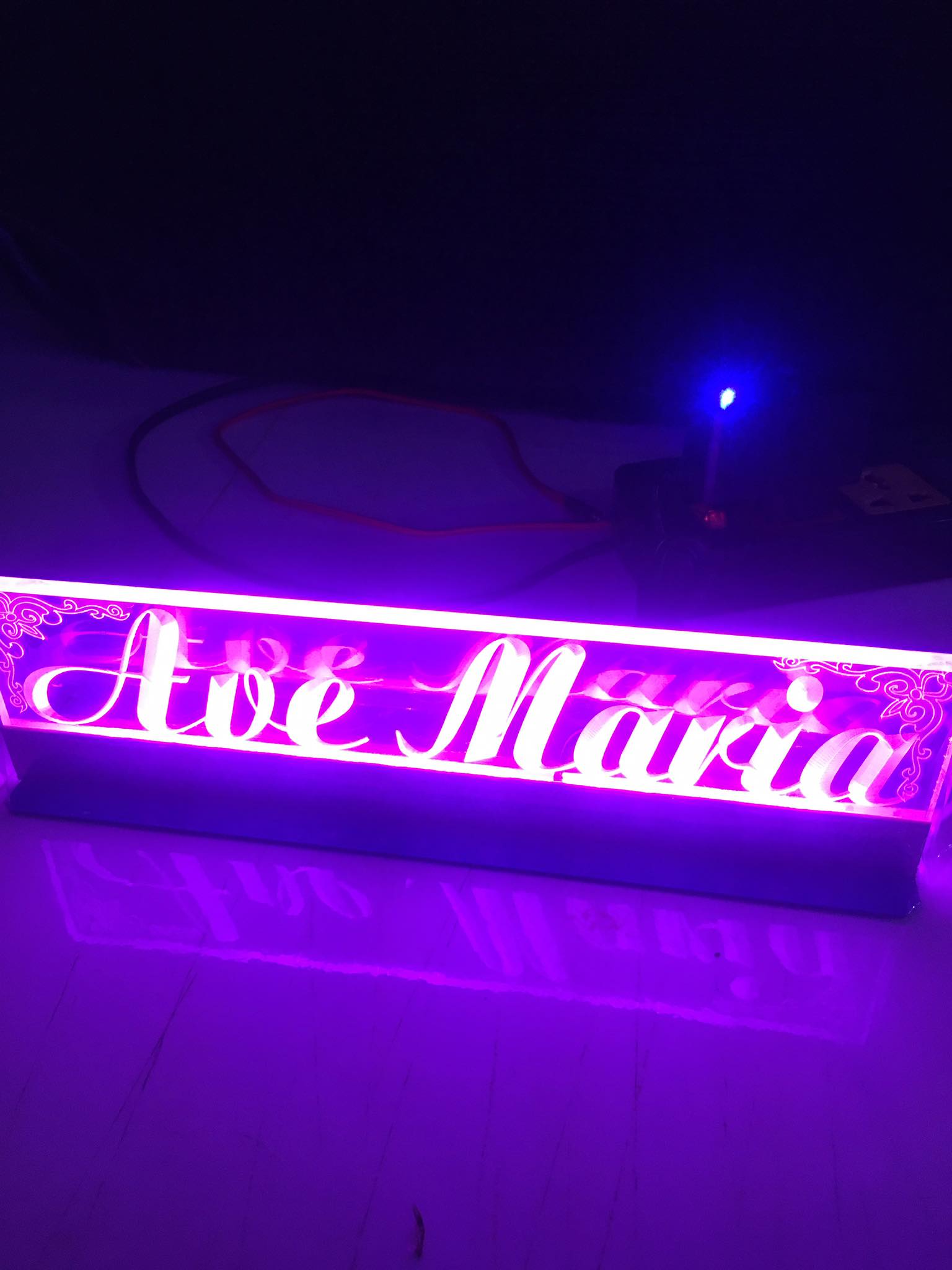bảng điện - Đèn led đổi màu - AVE MARIA