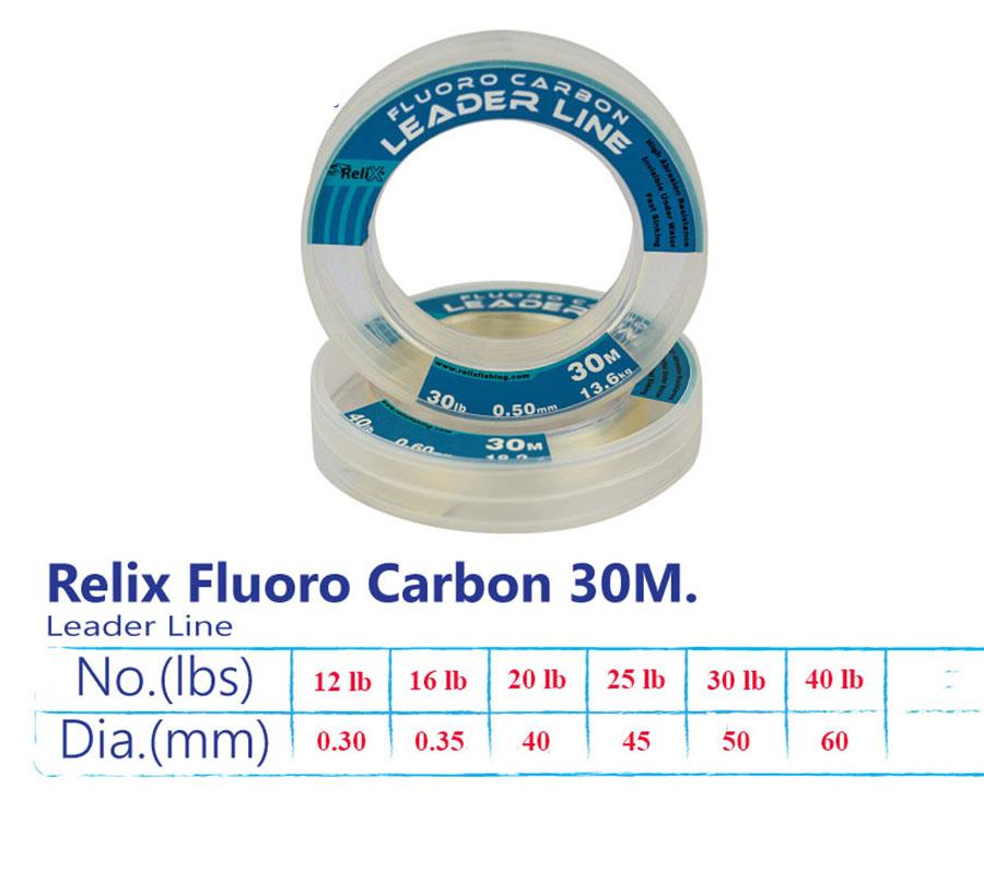 Dây câu cá Relix Leader Fluoro Carbon 30M