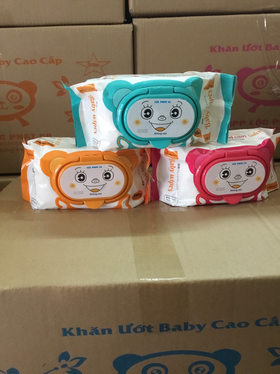 KHĂN ƯỚT GẤU MÃ 68 BỊCH 250G