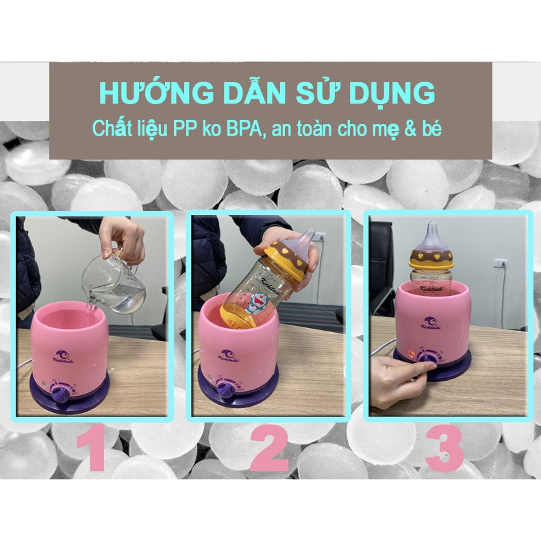 (Bảo hành 1 năm) Máy hâm sữa, ủ sữa đa chức năng Kichilachi Kichi