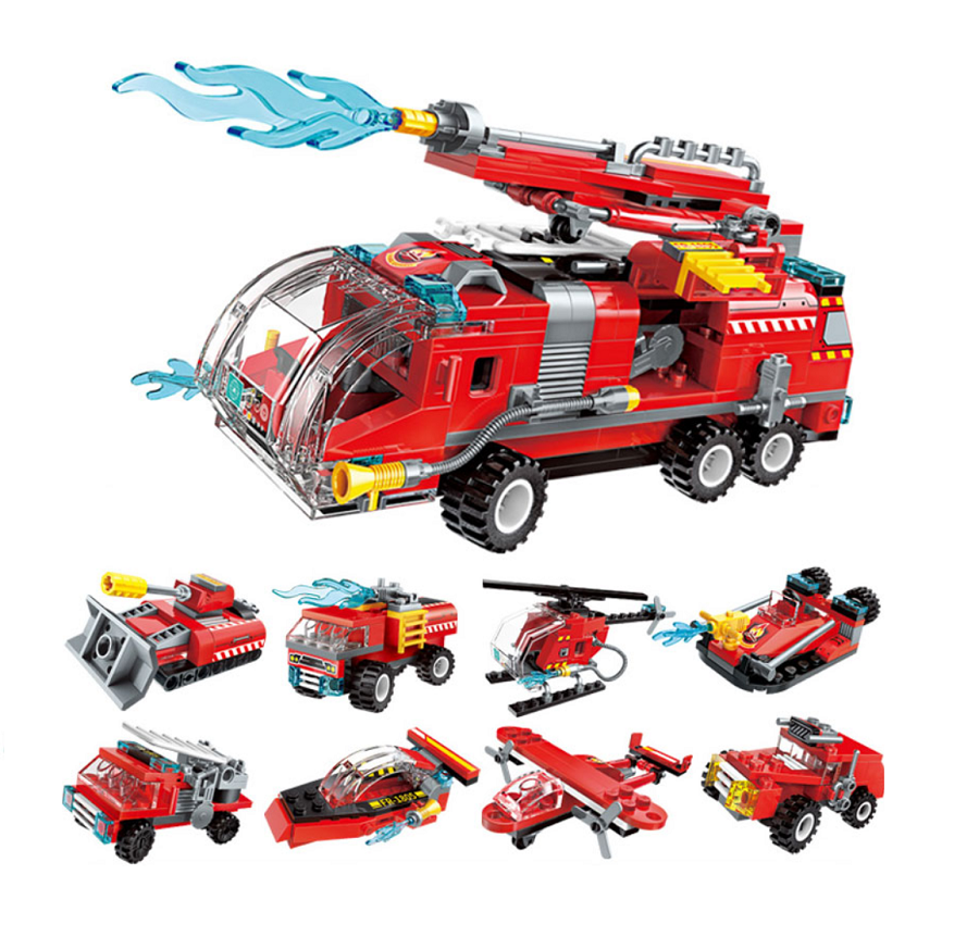 LEGO 8 MÓN 1805 MÔ HÌNH XE CỨU HỎA