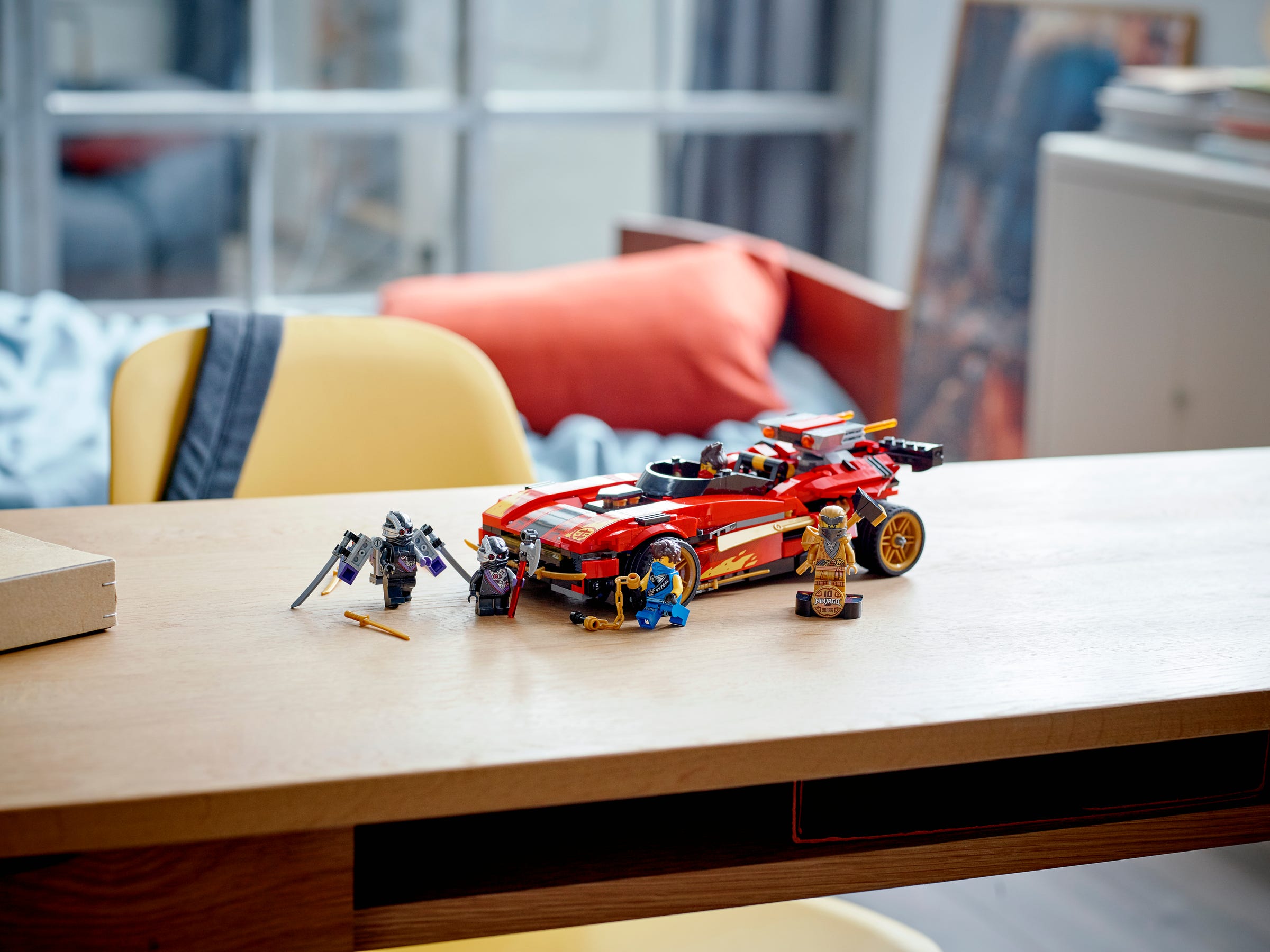 [HAPPY BRICKS] LEGO  NINJAGO - 71737 - SIÊU XE CHIẾN ĐẤU CỦA KAI - X-1 NINJA CHARGER