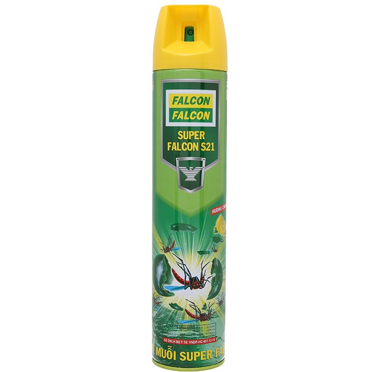 Bình xịt muỗi FALCON 600ml - Hương chanh