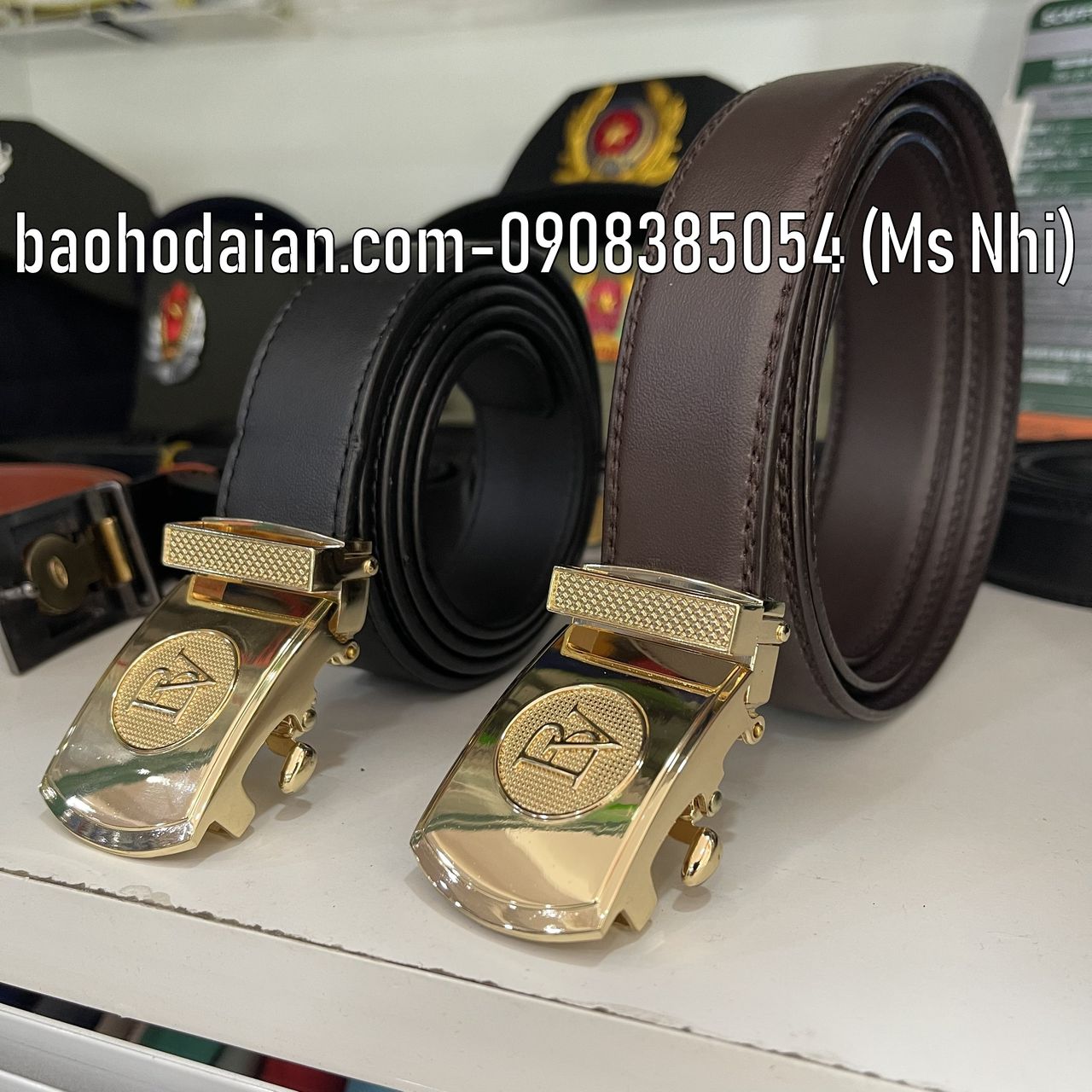 Thắt lưng da bảo vệ mặt vàng theo tiêu chuẩn TT08