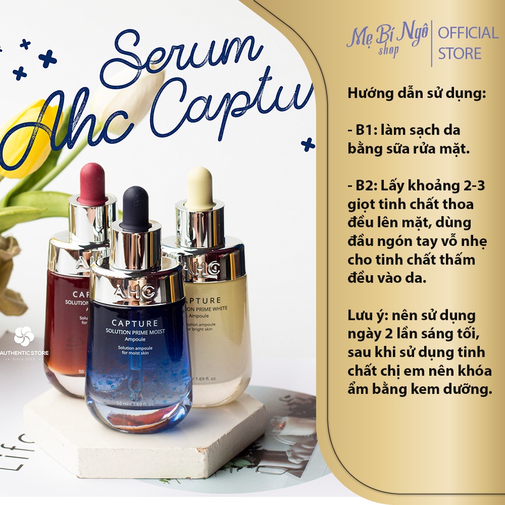 (Mẫu mới) Tinh chất AHC Capture Solution Prime Moist Ampoule 50ml