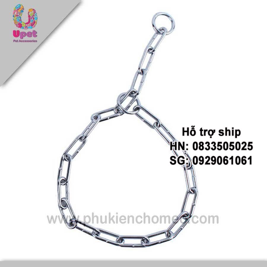 Hanpet - sp776 - vòng cổ chó bằng inox dài 46cm