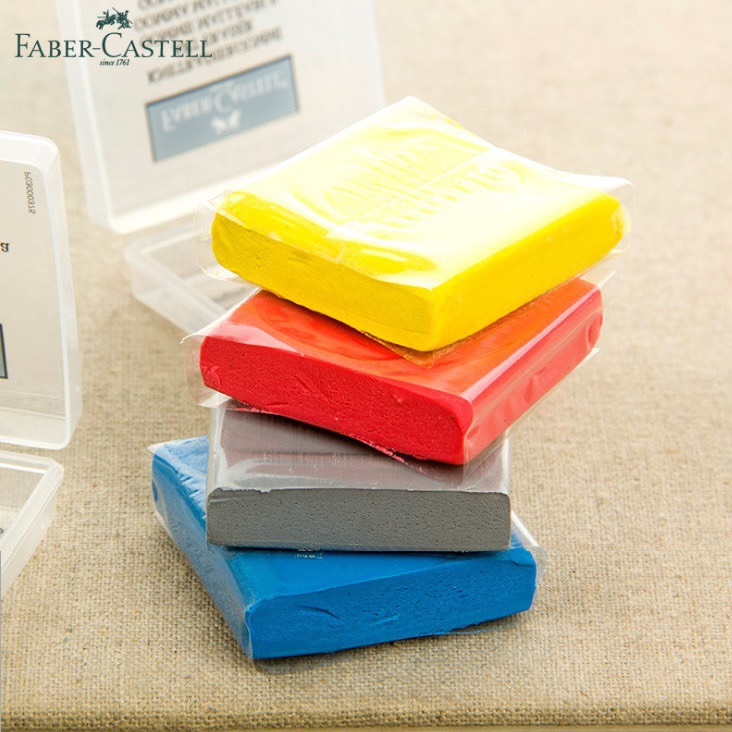 Gôm Tẩy Đất Sét FABER CASTELL 4 màu