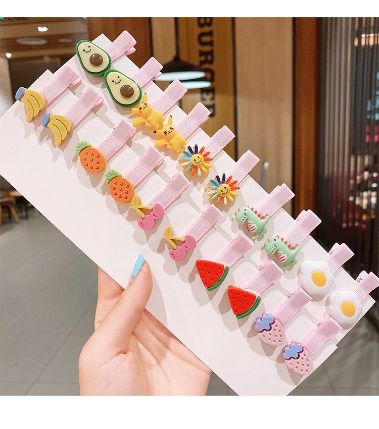 [HCM]Set 10 kẹp mái Noel xinh xắn cho bé