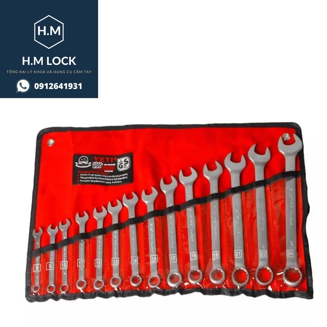 Bộ cờ lê vòng miệng 14 chi tiết 8-24mm