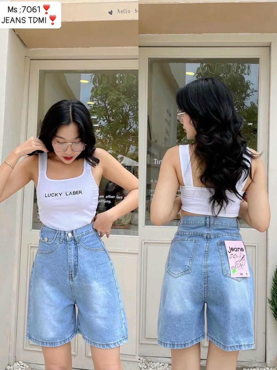 Quần Jeans Ngố Lai Cuốn Túi Nắp