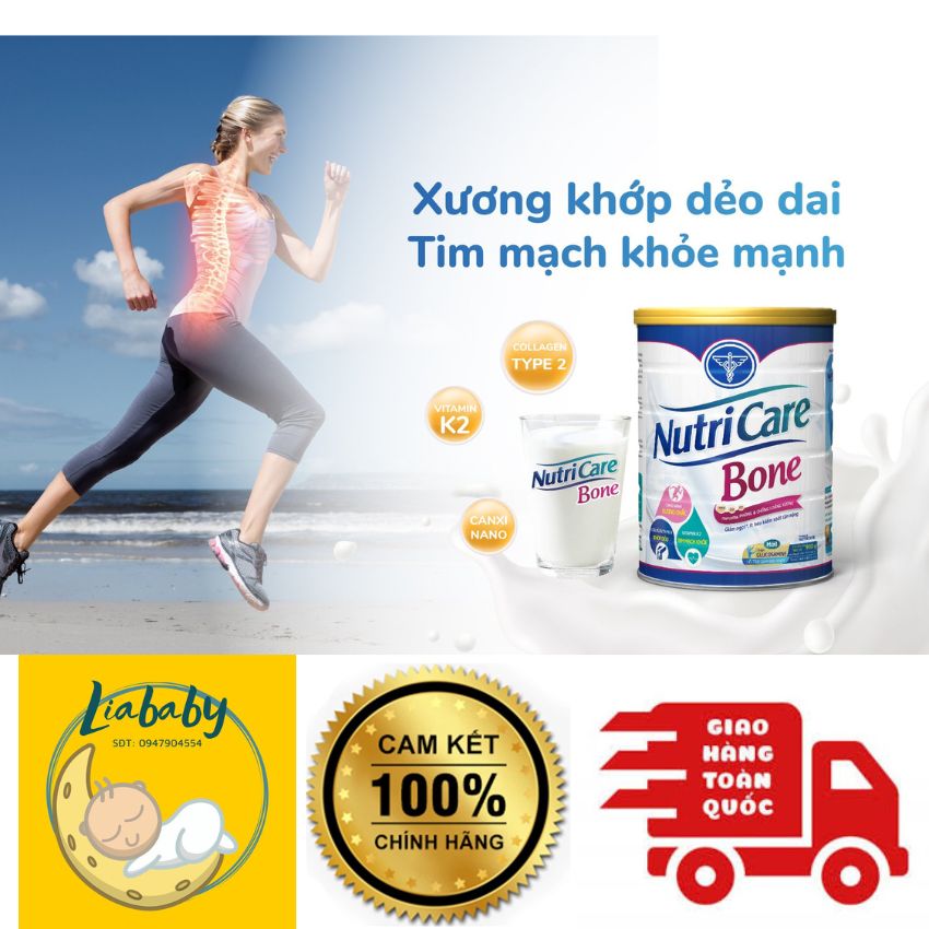 SỮA BỘT NUTRICARE BONE PHÒNG NGỪA LOÃNG XƯƠNG (CAM KẾT HÀNG CHÍNH HÃNG, DATE MỚI 100%)