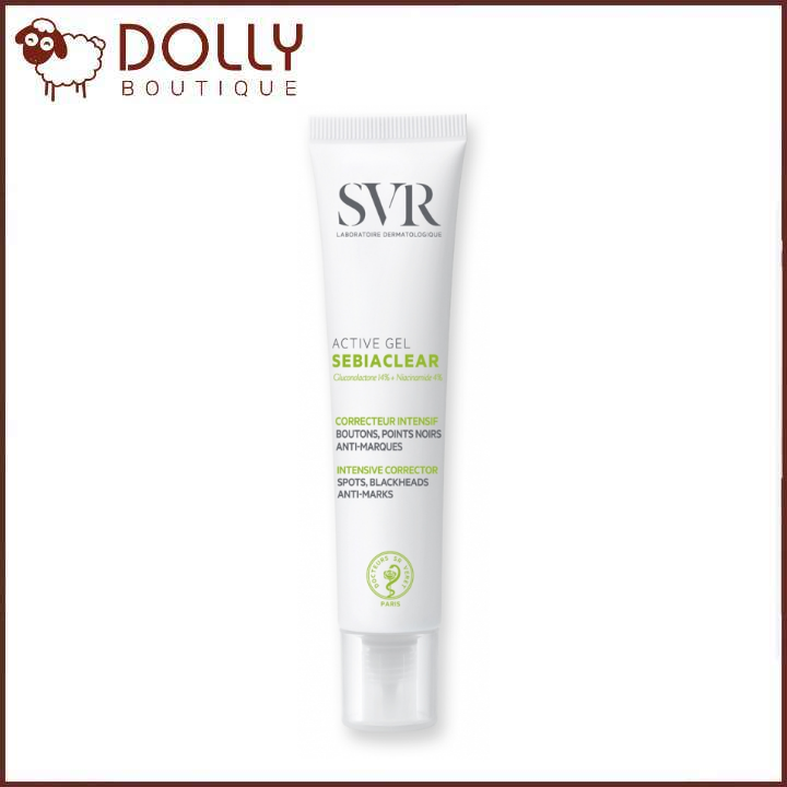 Kem dưỡng làm giảm mụn & dầu nhờn svr sebiaclear active gel 40ml