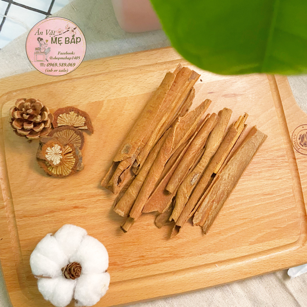 Quế Ống 100gram - Vỏ Quế Cinnamon Sticks - Shop Mẹ Bắp [Date 12 tháng]