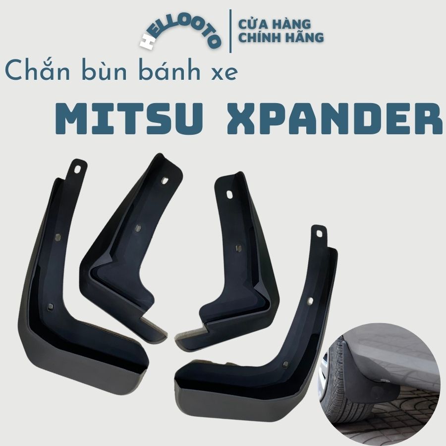 Bộ 4 Chắn Bùn Nhựa Dẻo Xe Xpander 2018 2019 2020 2021 2022 vừa form xe, lắp đặt dễ dàng, hạn chế bùn đất bắn lên xe