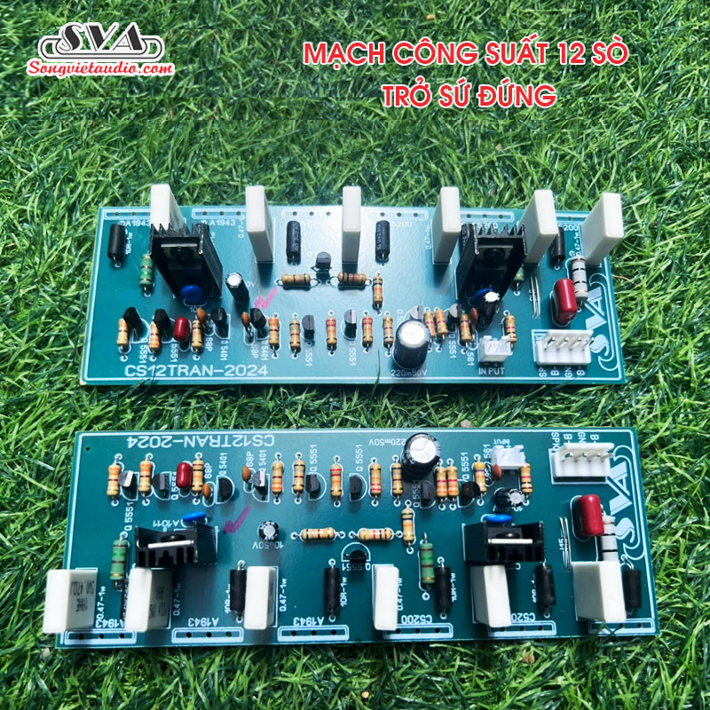 MẠCH CÔNG SUẤT 12 SÒ (2 KÊNH) - 1 CẶP