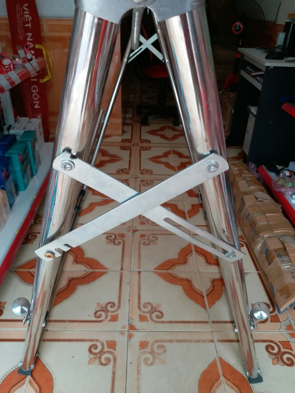 CHỈ KHUNG- VÕNG XẾP INOX PHI 32 sáng bóng, không gỉ sét