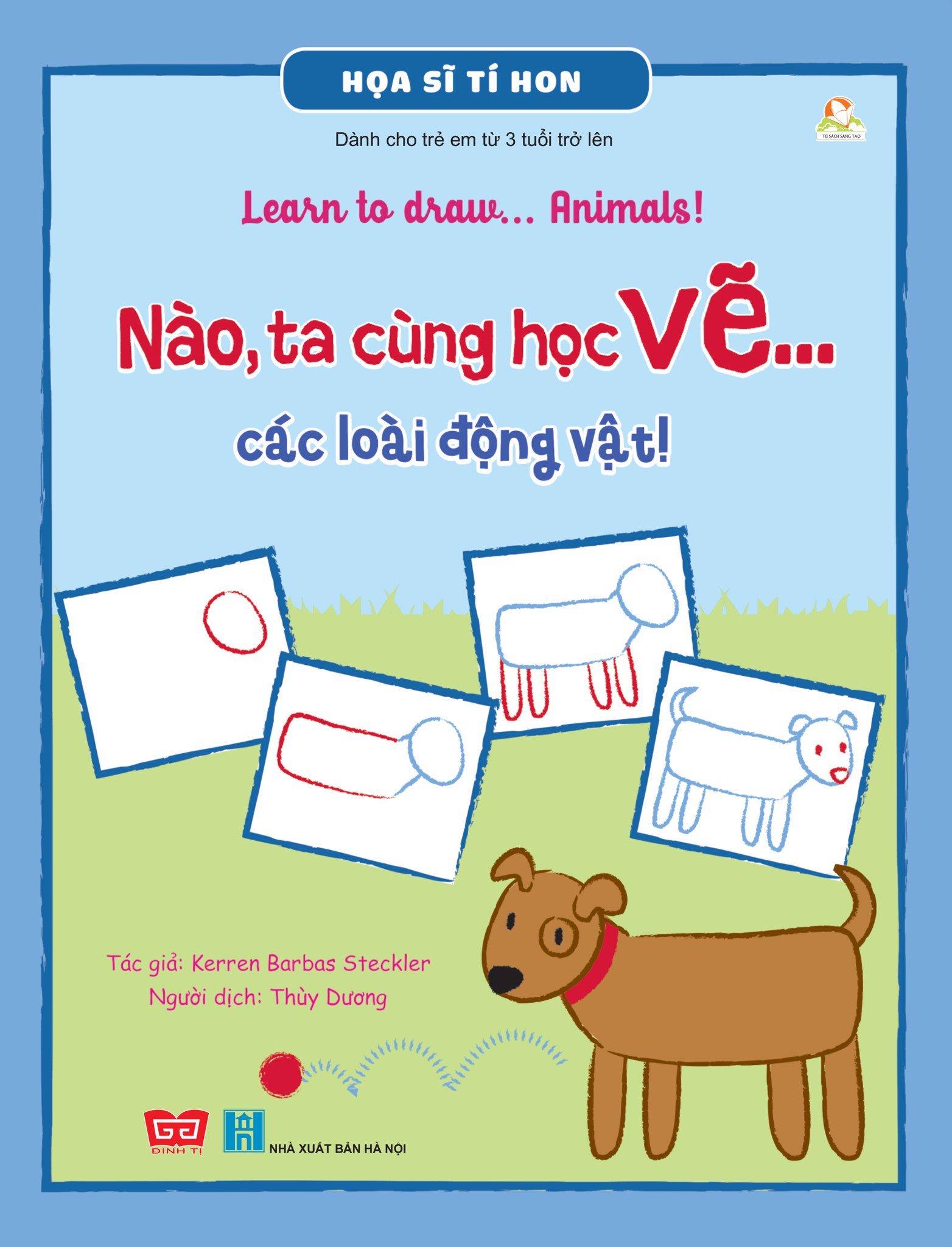 SÁCH - Combo Họa sĩ tí hon - Learn to draw...(6 cuốn)
