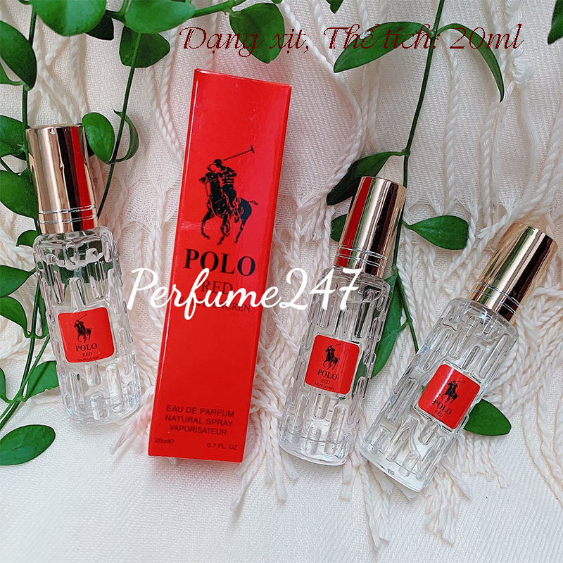 [HCM]COMBO 2 CHAI NƯỚC HOA NAM POL0 RED 20ML