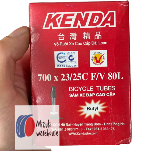 Kenda bicycle inner tube 700x23/25C F/V 80L