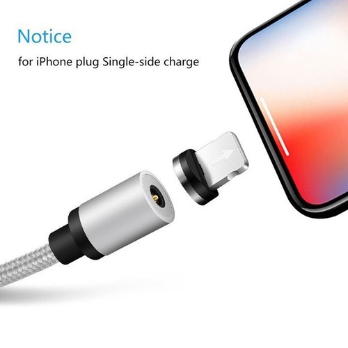 Cáp Sạc Nam Châm Đa Năng Sáng Xoay 360 Độ Sạc