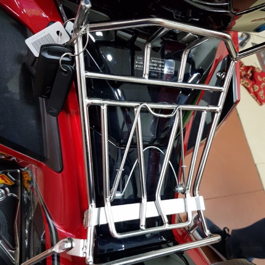 Baga xe ab inox10li sơn tĩnh điện , đời 2013-2021 , cứng , chịu tải (phụ tùng dọn xe)