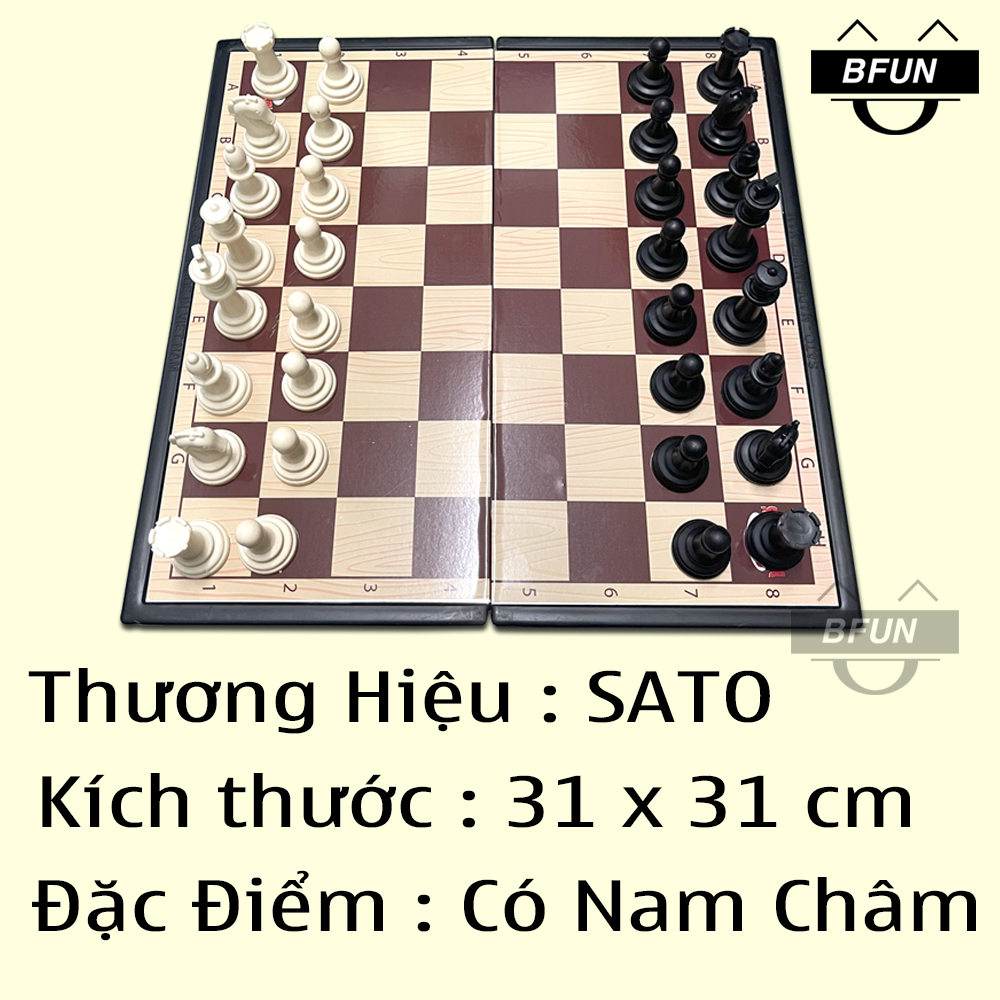 Bộ Cờ Vua Nam Châm Và Không Nam Châm Quốc Tế Nhựa / Gỗ ĐỦ LOẠI ĐỦ SIZE - Bàn Cờ Vua Nhựa LOẠI LỚN, LOẠI VỪA - Đồ chơi Thông Minh, BOARD GAME BFUN