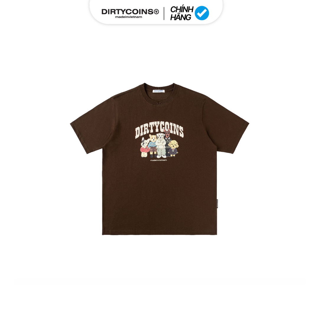 Áo Thun DirtyCoins Puppies Regular T-shirt - Brown