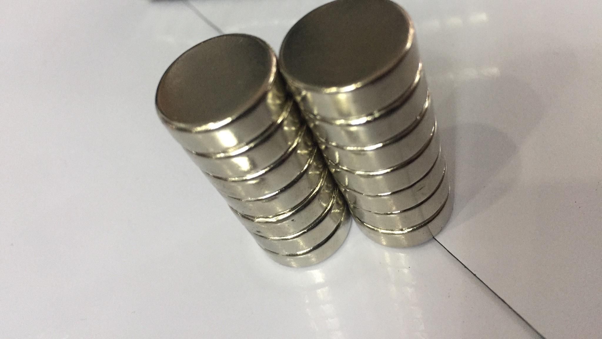 Combo 10 viên Nam châm đất hiếm 15x5mm