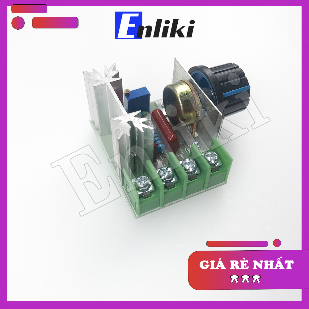 Mạch Dimmer 2000W 220VAC Điều Chỉnh Tốc Độ Động Cơ
