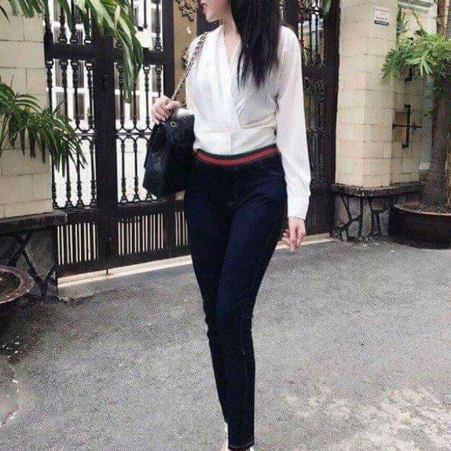 quần legging giả jeans thun 4 chiều