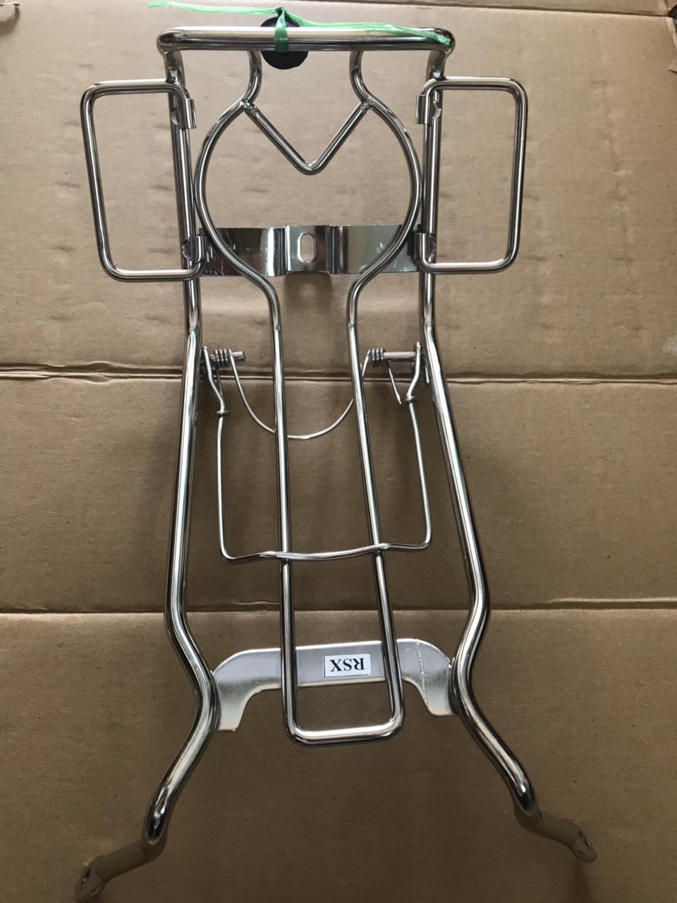 BAGA INOX 10LY CHO XE WAVE RSX 110 2014 - 2018, Wave A 2014-2016