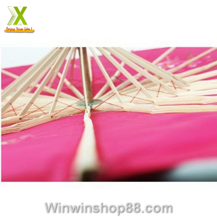 [Hcm]Japanese Wooden Umbrella - Pink Lotus Petals