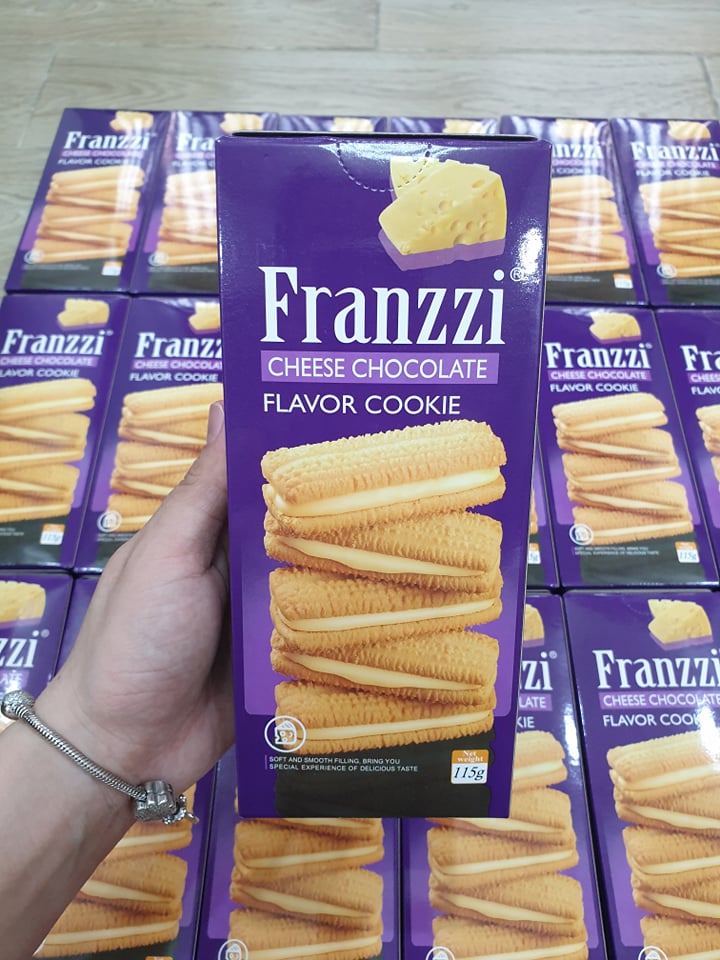 Bánh quy Franzzi hộp 115gram  vị phô mai