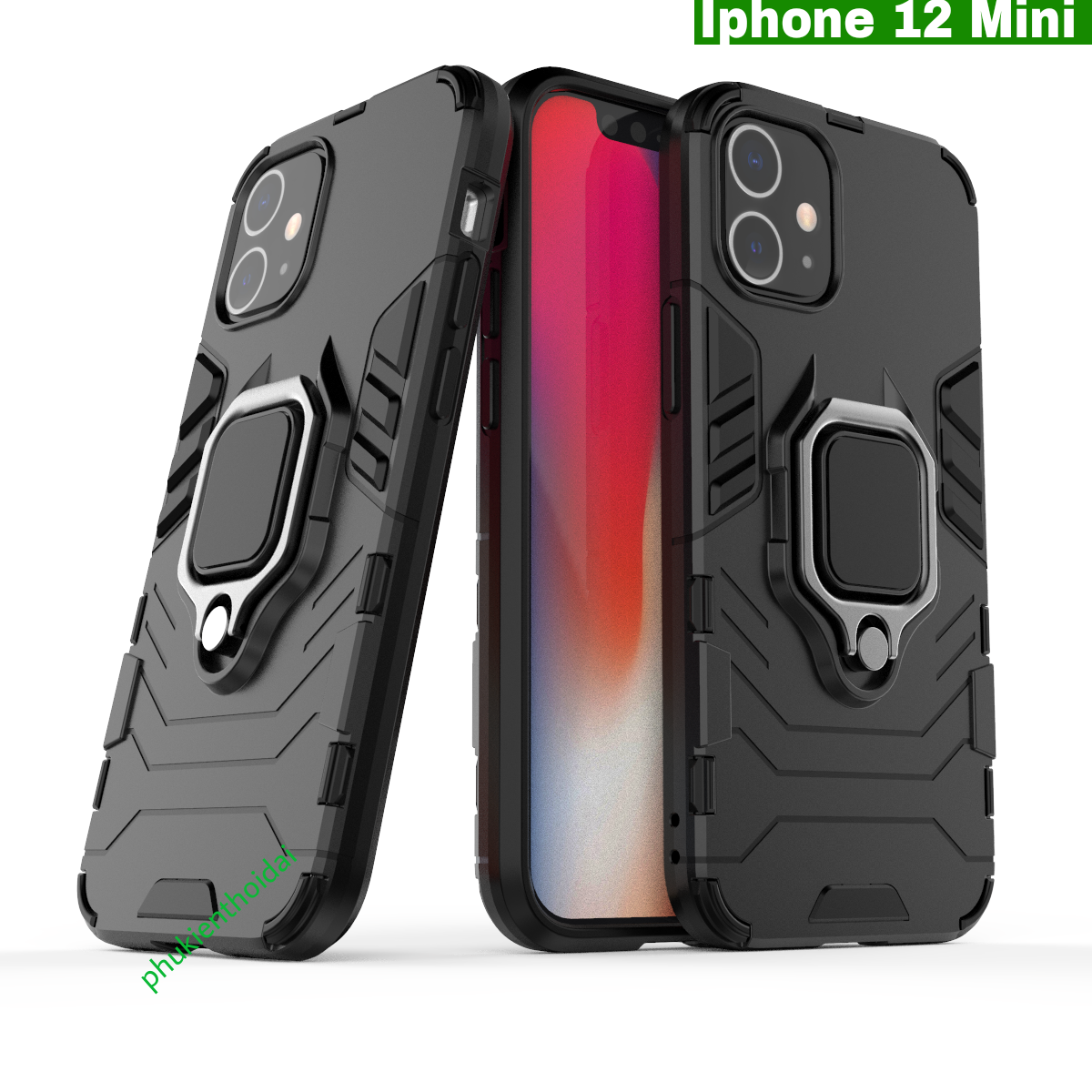 Ốp lưng Iphone 12 Mini Iron Man Iring chống sốc cao cấp